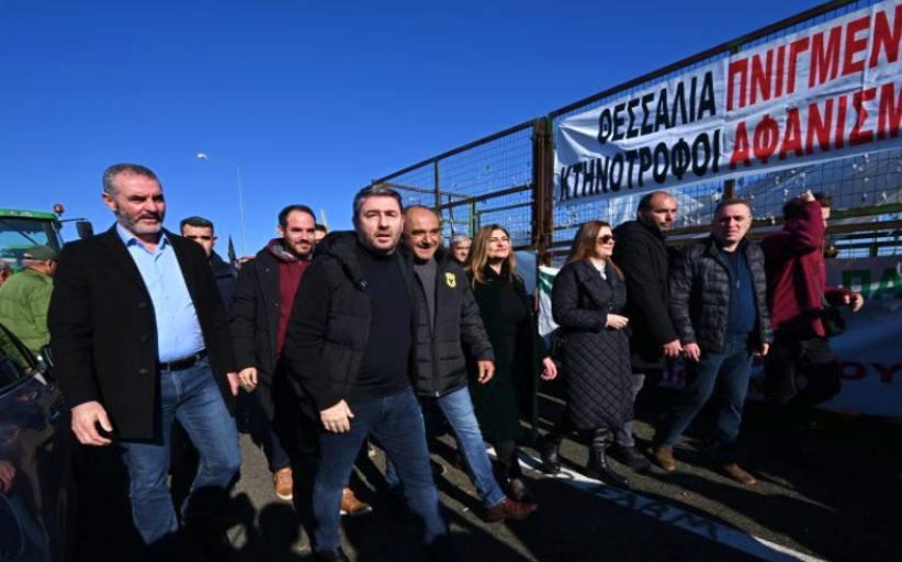 Δηλώσεις του Νίκου Ανδρουλάκη για τις αγροτικές κινητοποιήσεις από Τρίκαλα - Καρδίτσα