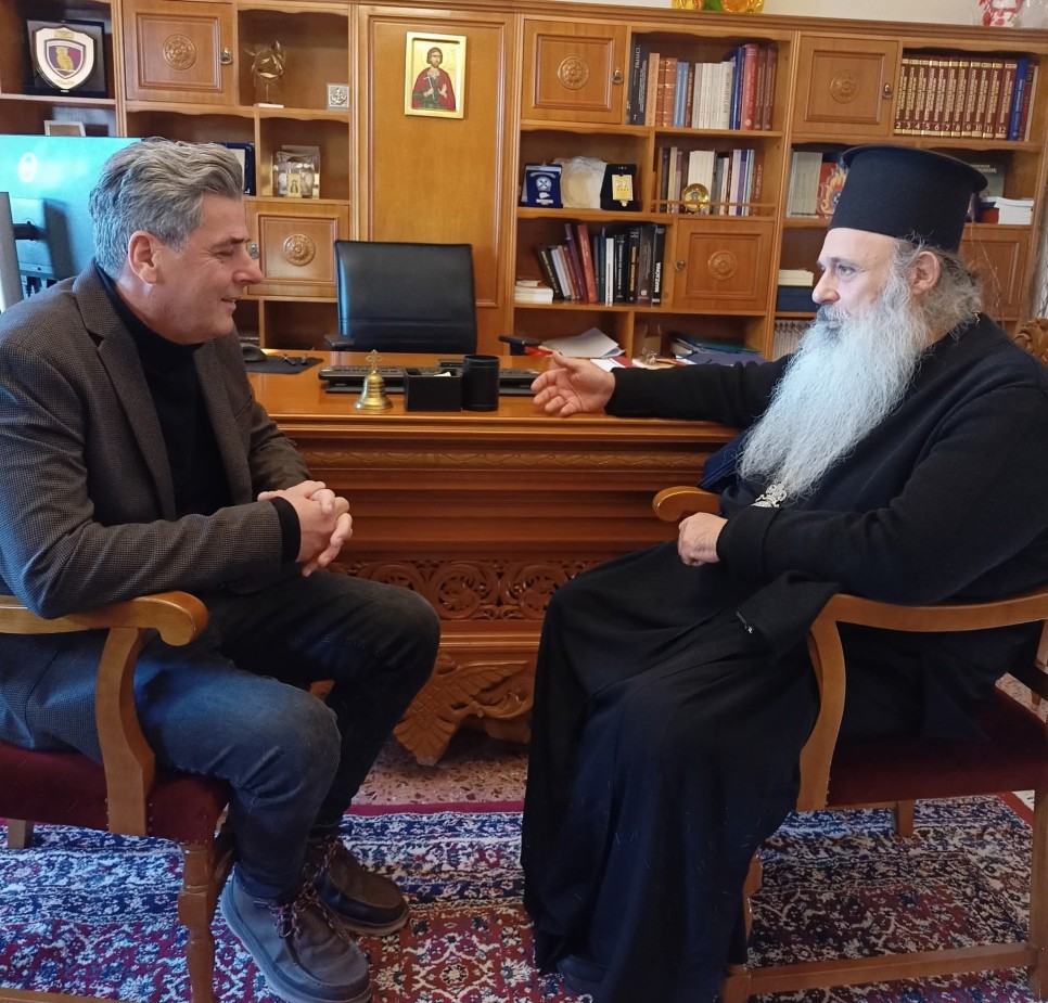 Συνάντηση του Γιώργου Κόφφα με τον Σεβασμιότατο κ.κ Θεόκλητο