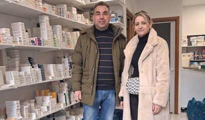 O Νεοσύστατος Πολιτιστικός Σύλλογος Σκεπαριωτών «Αγία Παρασκευή» προσέφερε στο Κοινωνικό Παντοπωλείο