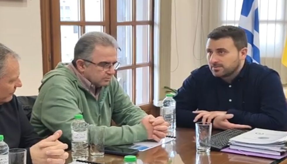 Συνάντηση Δημάρχου Μετεώρων Λευτέρη Αβραμόπουλου με τον Γενικό Διευθυντή Δασών Ευάγγελο Γκουντούφα...