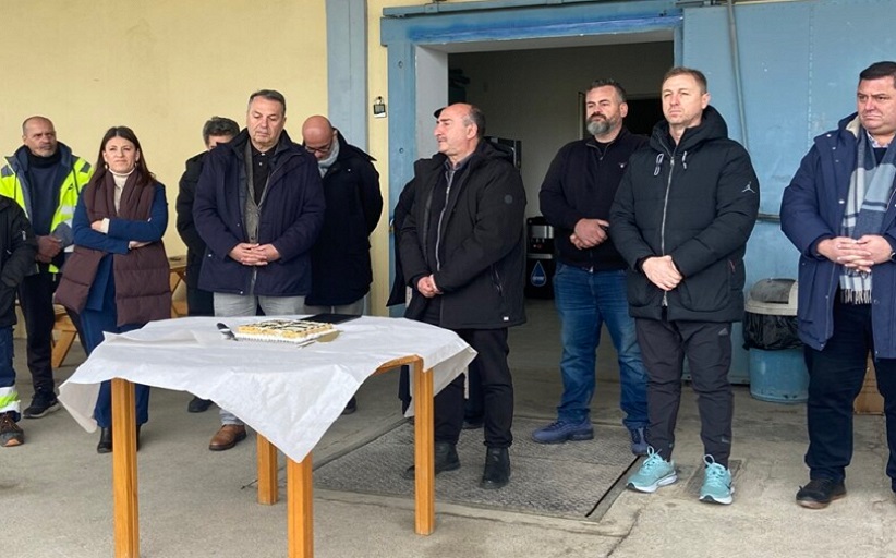 Ο Δήμαρχος Τρικκαίων Νίκος Σακκάς στην κοπή πίτας της μεγαλύτερης δημοτικής επιχείρησης...