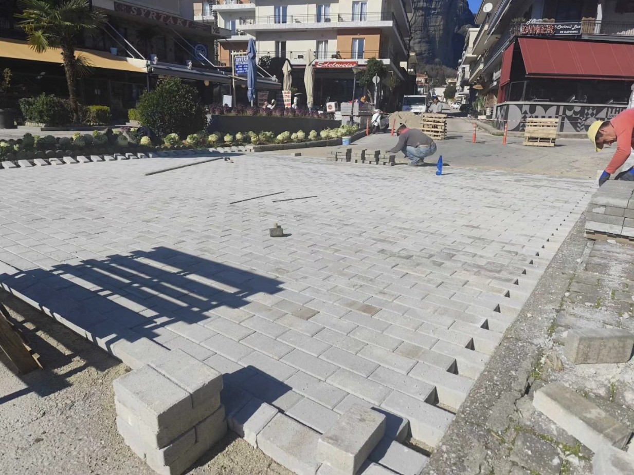 Η νέα εικόνα της Καλαμπάκας παίρνει μορφή – Στο τελικό στάδιο ανάπλαση στο κέντρο της πόλης...