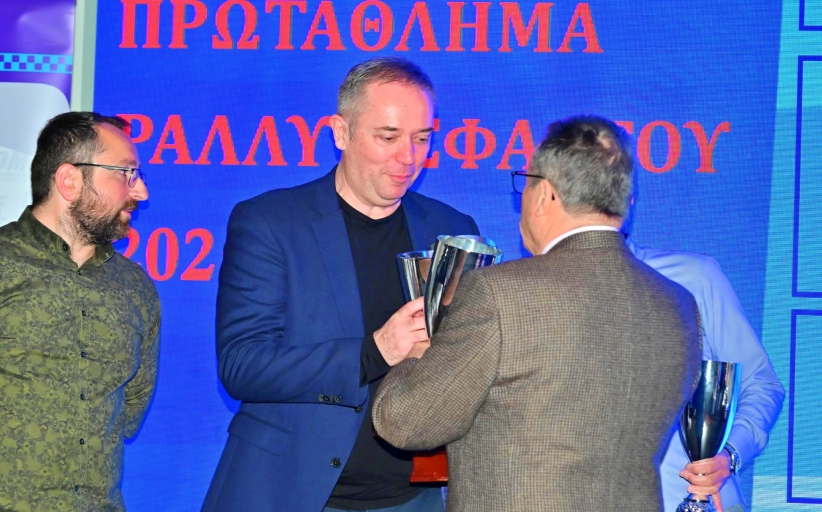 Βράβευση του Καλαμπακιώτη οδηγού, Γιώργου Γεροδήμου για τη 2η θέση στο πανελλήνιο πρωτάθλημα F2...