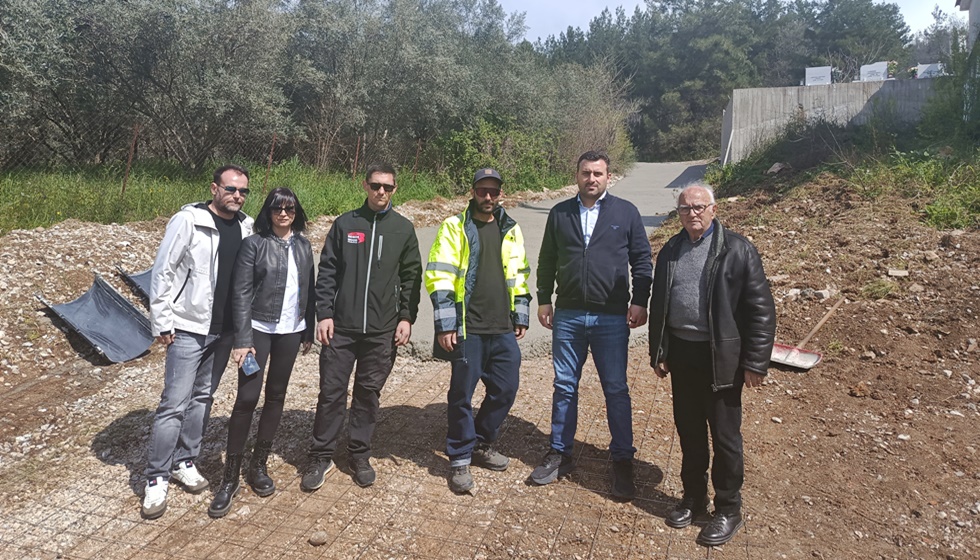 Ξεκίνησε από τη Βασιλική το νέο έργο τσιμεντοστρώσεων για την  αποκατάσταση ζημιών στον Δήμο Μετεώρων