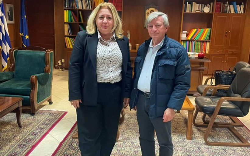 Ηλίας Χριστάνας: Στο επίκεντρο το Φλαμπουρέσι - Συνάντηση με την Αντιπεριφερειάρχη Τρικάλων, Χρύσα Ντιντή