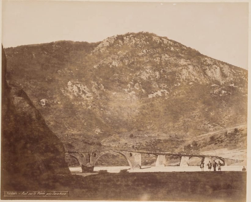 Γέφυρα της Σαρακίνας Τρικάλων, 1880 Βασιλική Βιβλιοθήκη της Δανίας...