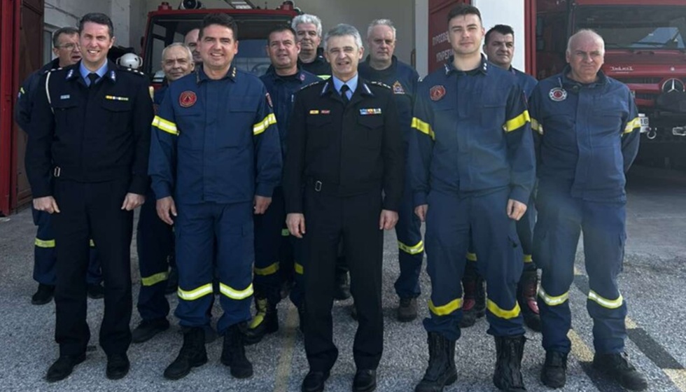 Επίσκεψη υψηλού επιπέδου στην Πυροσβεστική Υπηρεσία Καλαμπάκας με θετικά μηνύματα για το έργο της...