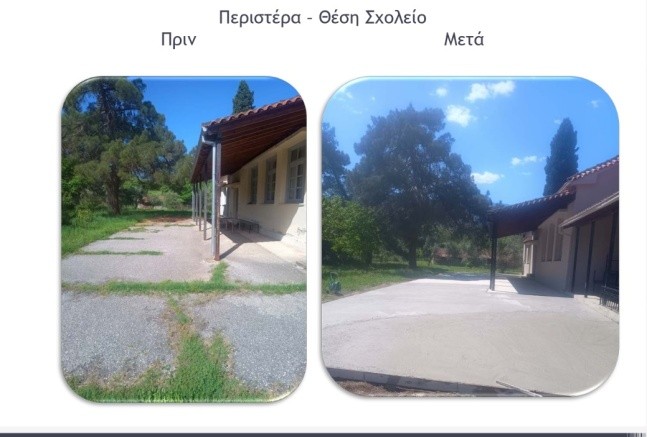 Σε εξέλιξη έργα αποκατάστασης ζημιών από τη θεομηνία «Daniel» σε χωριά του Δήμου Μετεώρων