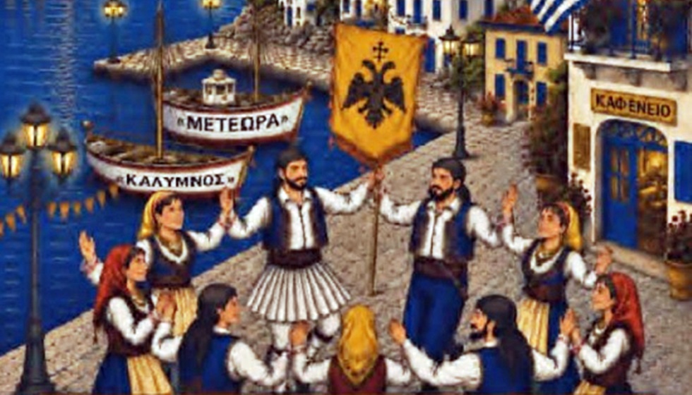 Μετεωρίτικο Σεργιάνι στης Καλύμνου το Λιμάνι...