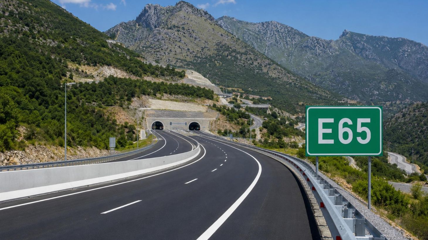 Εγκαινιάστηκε το βόρειο τμήμα του Ε65...