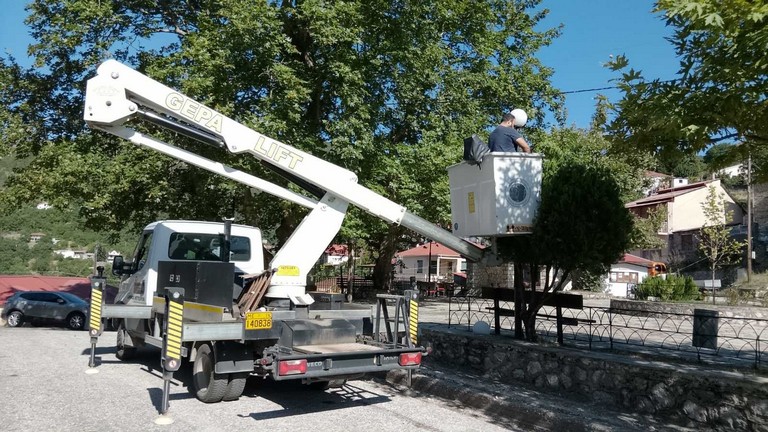 Συνεχίζονται οι παρεμβάσεις αποκατάστασης του δημοτικού οδοφωτισμού στις  κοινότητες του Δήμου Μετεώρων
