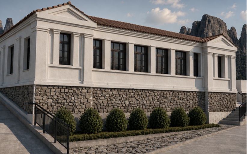 Έναρξη των εργασιών αποκατάστασης του ιστορικού κτηρίου της Κωνσταντίου Σχολής Καλαμπάκας