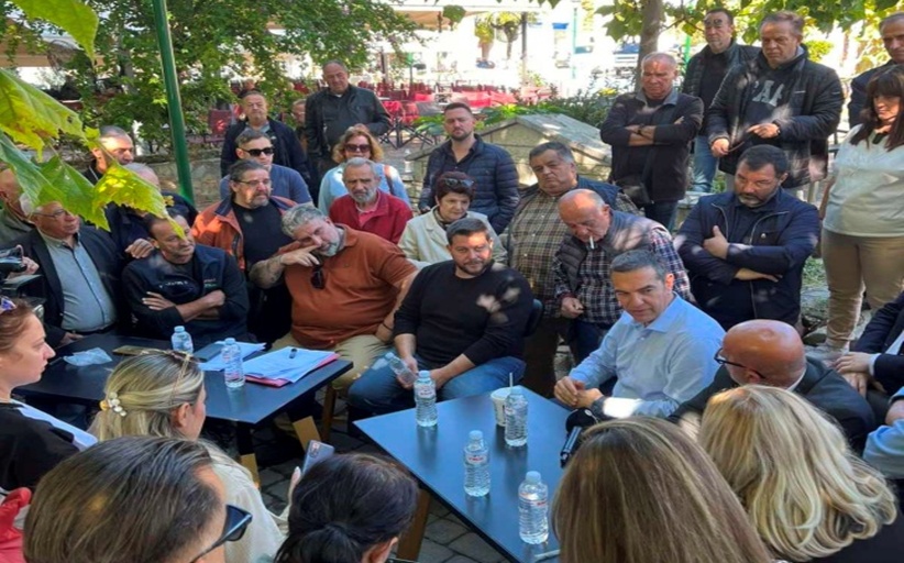 Ο Αλέξης Τσίπρας σε Γριζάνο και Φαρκαδόνα