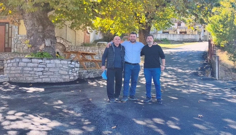 Ολοκληρώθηκαν εργασίες ασφαλτόστρωσης στην Καλομοίρα μέσα από τη συνεργασία Δήμου Μετεώρων και ΤΕΡΝΑ Α.Ε. 