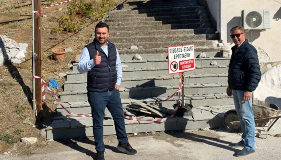Δήμος Μετεώρων: Αναβαθμίζονται τα σκαλοπάτια και τα μονοπάτια της παλιάς πόλης της Καλαμπάκας